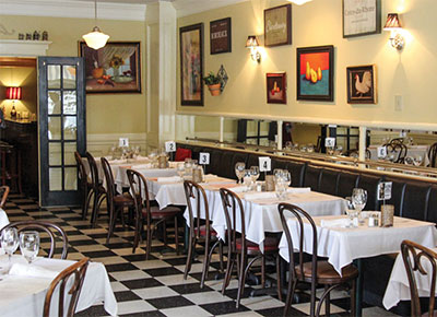 Counter and coffee bar at Big Bill's